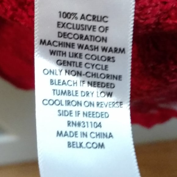 ** HOST PICK ** NWOT - Women's Red Plus Size 3X Tunic Sweater - Picture 7 of 7